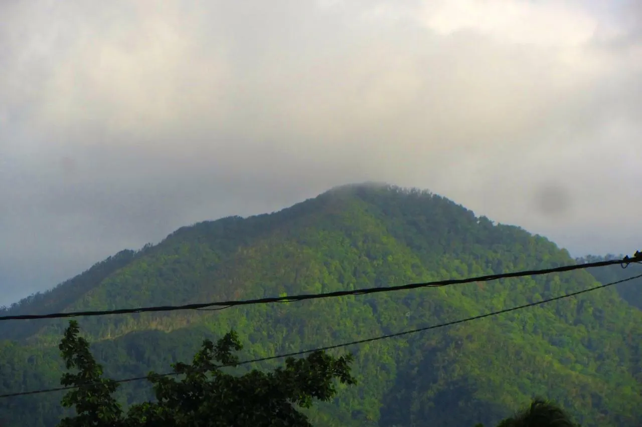 Or bleu-Bungalow volcan Soufriere-Vue sur mer Saint-Claude 0*,  Guadeloupe